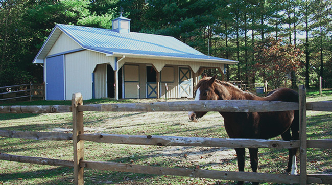 equestrian barn